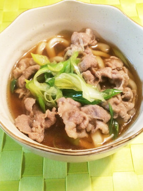 簡単♬美味しい♡肉うどん!